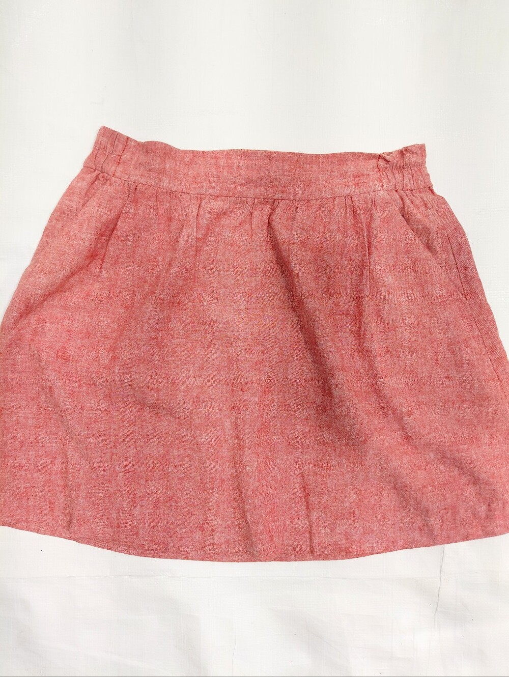 Ann Taylor Loft Petite Red Skater Skirt